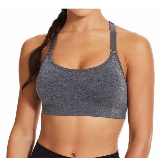 3 Pack / PUMA Women Sports Bra, 3-Pack (Black/White/Grey, Small) - Picture 4 of 5